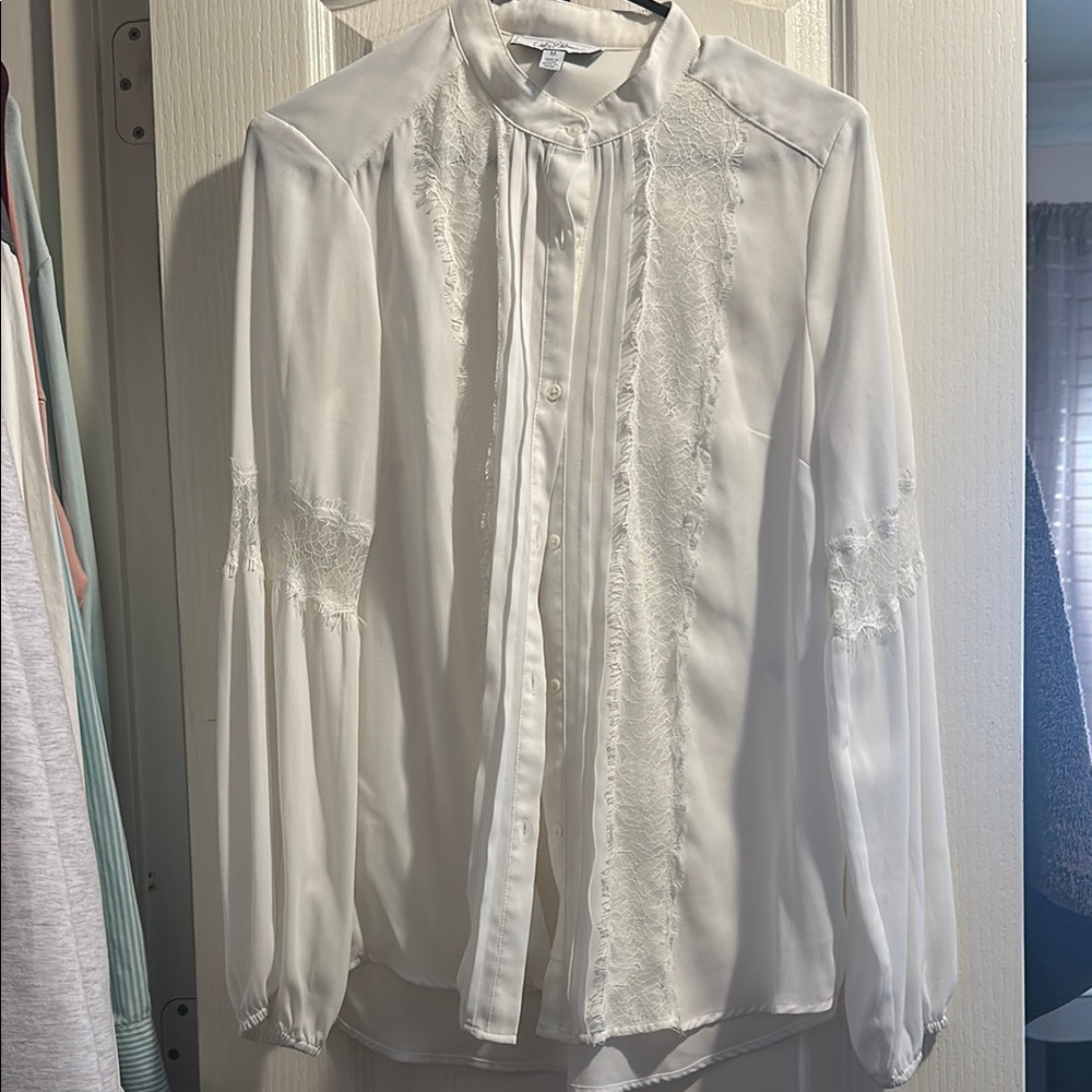 Elegant White Women's Top